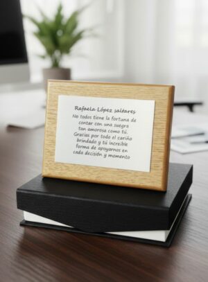 Placa de Homenaje Mini